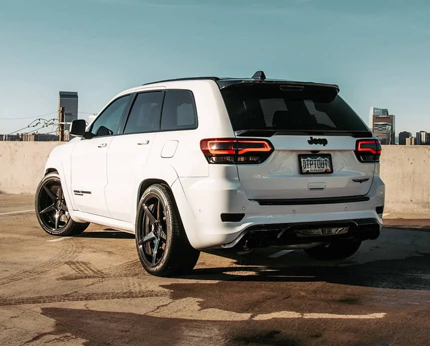 Parked Jeep Rare View Parked Jeep Rare View